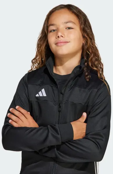 Спортивный костюм детский Adidas TIRO 25 ESSENTIALS TRACKSUIT черно-белый JD0625