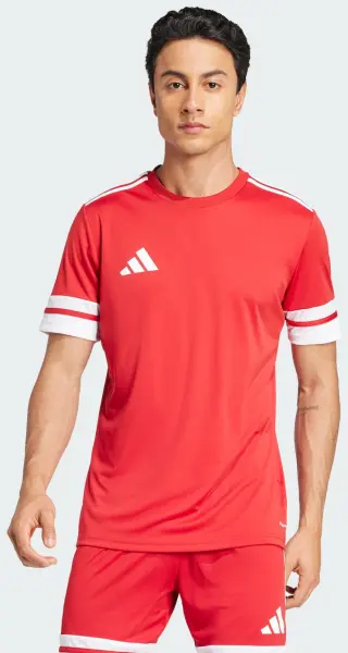 Футболка джерсі Adidas SQUADRA 25 JERSEY червоно-біла JE2601