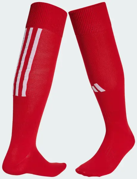 Гетры футбольные Adidas SANTOS 25 SOCKS красно-белые JJ3611