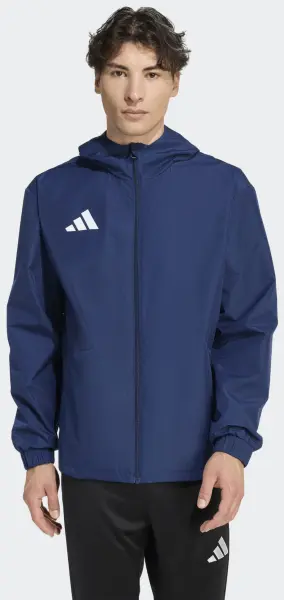 Ветровка Adidas ENTRADA 26 ALL WEATHER JACKET темно-сине-белая JZ9102