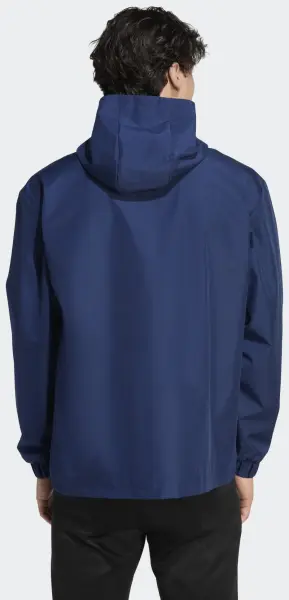 Ветровка Adidas ENTRADA 26 ALL WEATHER JACKET темно-сине-белая JZ9102
