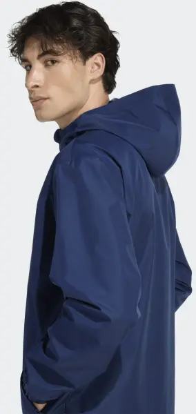 Ветровка Adidas ENTRADA 26 ALL WEATHER JACKET темно-сине-белая JZ9102