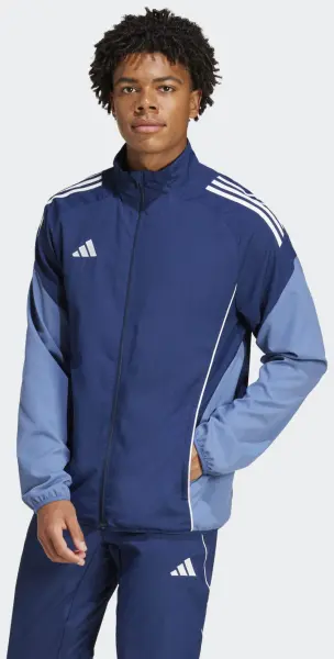 Олімпійка (майстерка) Adidas TIRO 25 COMPETITION PRESENTATION JACKET темно-синьо-блакитна JI6564