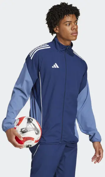 Олімпійка (майстерка) Adidas TIRO 25 COMPETITION PRESENTATION JACKET темно-синьо-блакитна JI6564