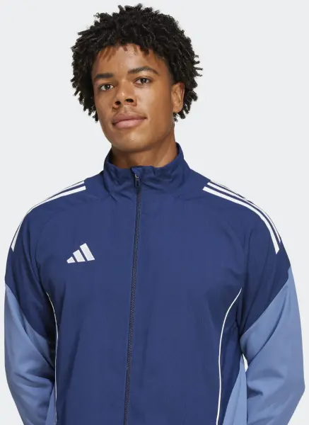 Олімпійка (майстерка) Adidas TIRO 25 COMPETITION PRESENTATION JACKET темно-синьо-блакитна JI6564