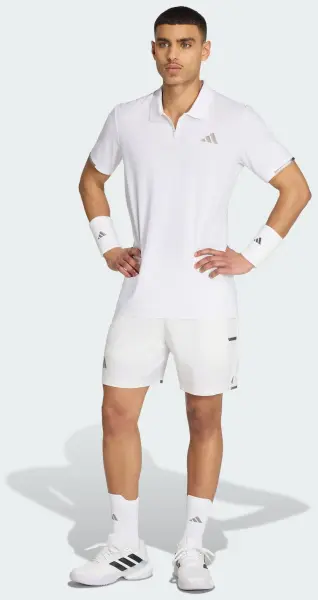 Поло теннисное Adidas TENNIS CLIMACOOL+ FREELIFT POLO PRO белое KF5004