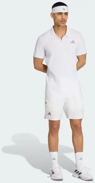 Поло теннисное Adidas TENNIS CLIMACOOL+ FREELIFT POLO PRO белое KF5004