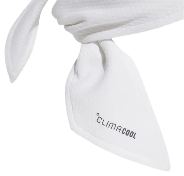 Повязка на голову Adidas TENNIS CLIMACOOL TIEBAND бело-черная JN6089