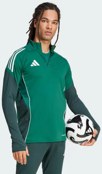 Реглан тренировочный Adidas TIRO 25 COMPETITION TRAINING TOP темно-зелено-зеленый JI8938
