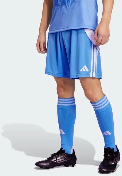 Шорты футбольные Adidas TIRO 24 SHORTS голубые JI6093