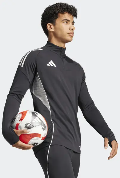 Реглан тренировочный Adidas TIRO 25 COMPETITION TRAINING TOP черно-серый JJ1515