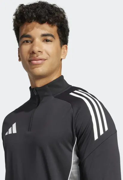 Реглан тренировочный Adidas TIRO 25 COMPETITION TRAINING TOP черно-серый JJ1515
