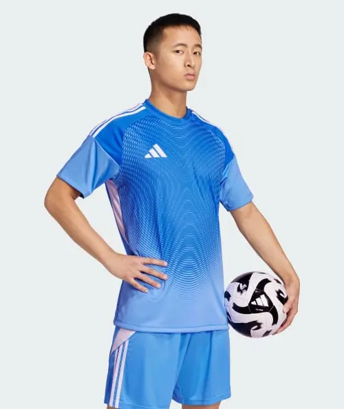 Футболка воротарська Adidas TIRO 25 COMPETITION GOALKEEPER JERSEY блакитна JI9715