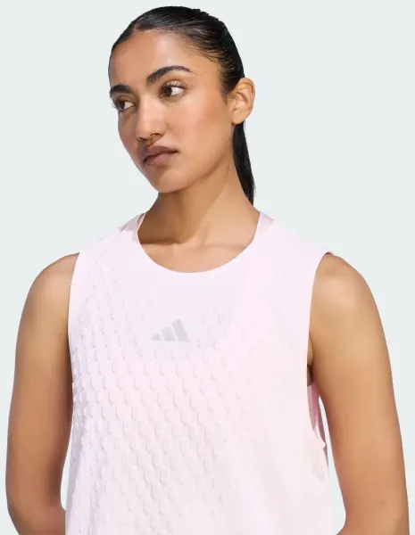 Майка тенісна жіноча Adidas TENNIS CLIMACOOL+ 3D TANK PRO рожева KV7702