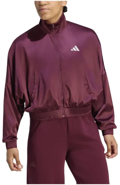 Олімпійка тенісна жіноча Adidas TENNIS CLIMACOOL COVER UP JACKET бордова KV4189