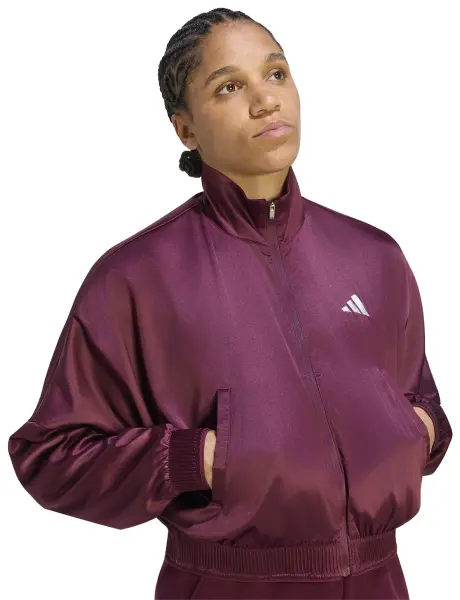 Олімпійка тенісна жіноча Adidas TENNIS CLIMACOOL COVER UP JACKET бордова KV4189