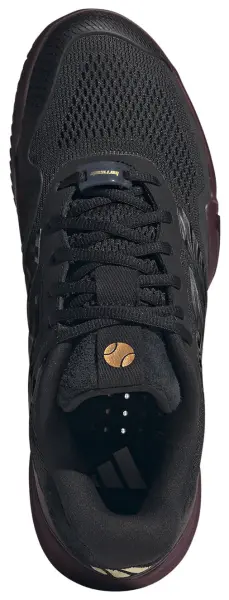 Кросівки тенісні Adidas BARRICADE 14 чорно-бордові KK4411