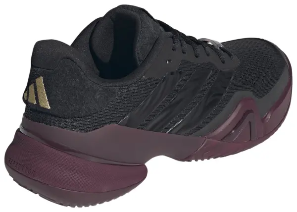 Кросівки тенісні Adidas BARRICADE 14 чорно-бордові KK4411