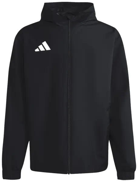Вітрівка Adidas ENTRADA 26 ALL WEATHER JACKET чорно-біла JZ9101