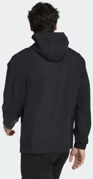 Вітрівка Adidas ENTRADA 26 ALL WEATHER JACKET чорно-біла JZ9101