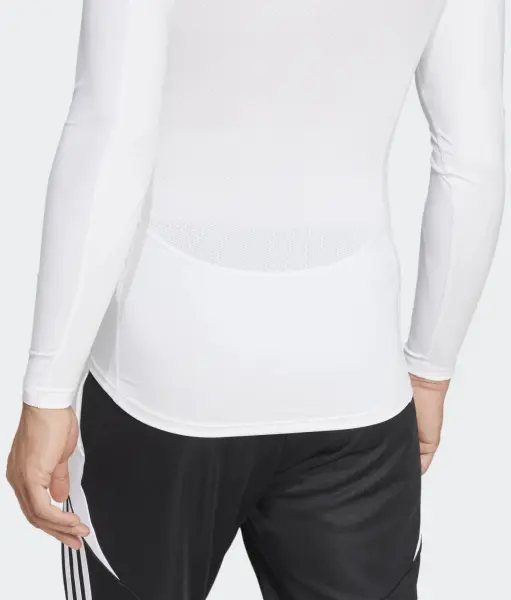 Компресійна футболка з довгим рукавом Adidas TECHFIT LONG SLEEVE TEE біла JP2920