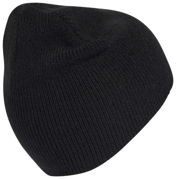 Шапка Adidas ESSENTIALS LABEL BEANIE черно-белая KG9583