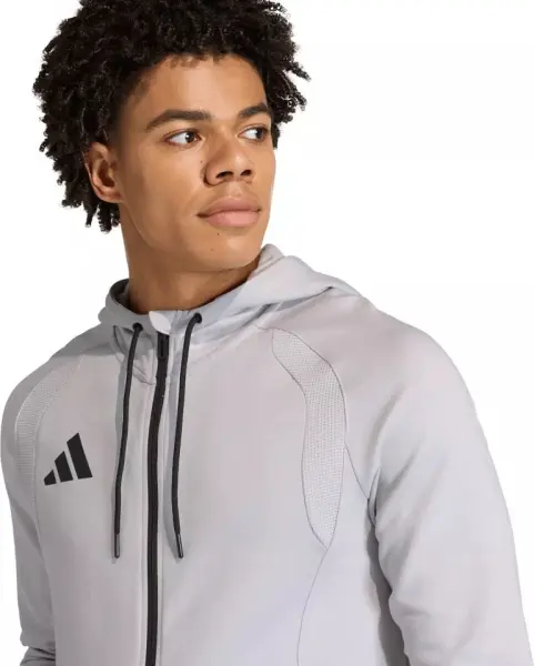 Толстовка Adidas TIRO TRAVEL SWEAT светло-серая KF6077