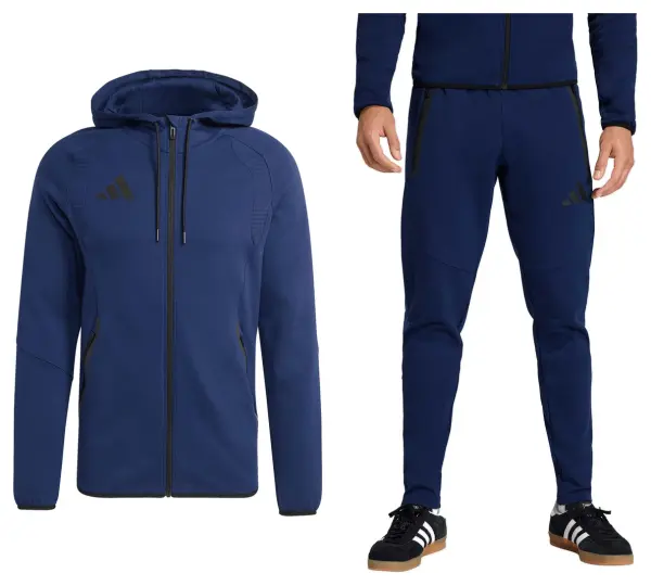 Спортивний костюм Adidas TIRO TRAVEL SWEAT темно-синій KF6078&KF6073