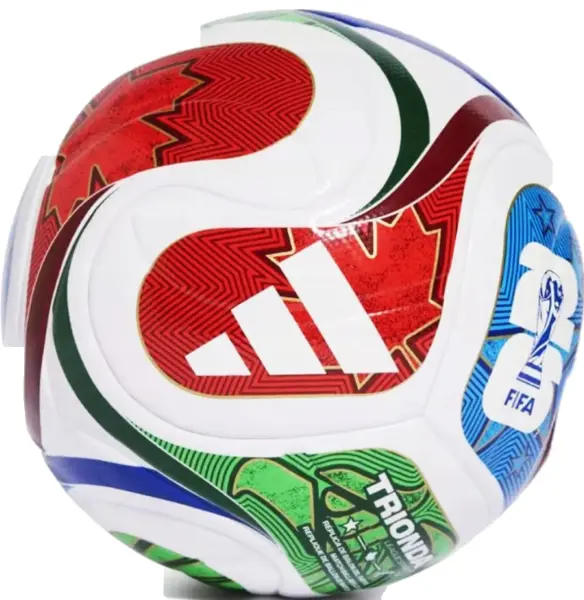 Футбольний м'яч дитячий Adidas TRIONDA LEAGUE J350 біло-червоний Розмір 4 JD8167