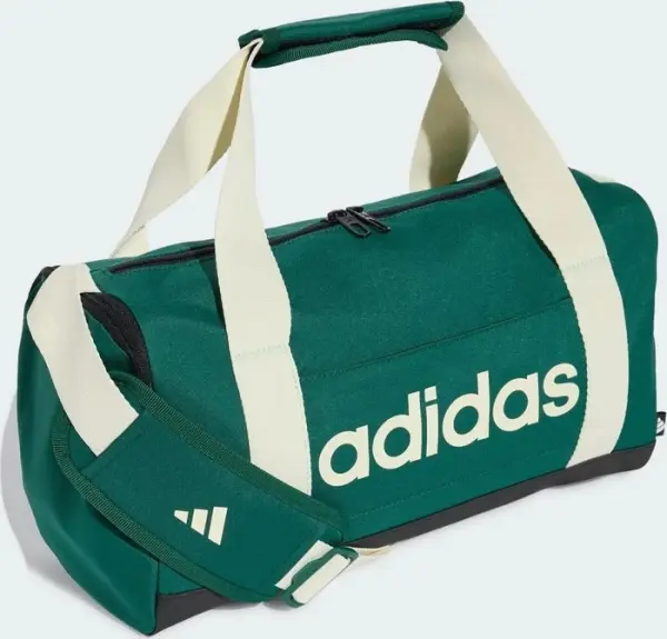 Сумка спортивная Adidas LINEAR DUFFEL EXTRA SMALL 12,5 л темно-зелено-бежевая KS2073