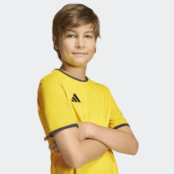 Футболка дитяча Adidas ENTRADA 26 JERSEY жовто-чорна JZ2529