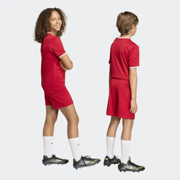 Шорти дитячі Adidas ENTRADA 26 SHORTS червоно-білі JZ6528