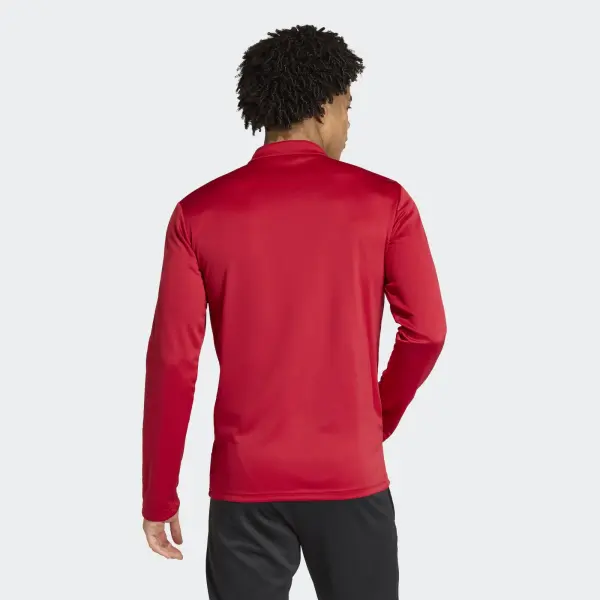 Олимпийка (мастерка) Adidas ENTRADA 26 TRACK JACKET красно-белая JZ6586