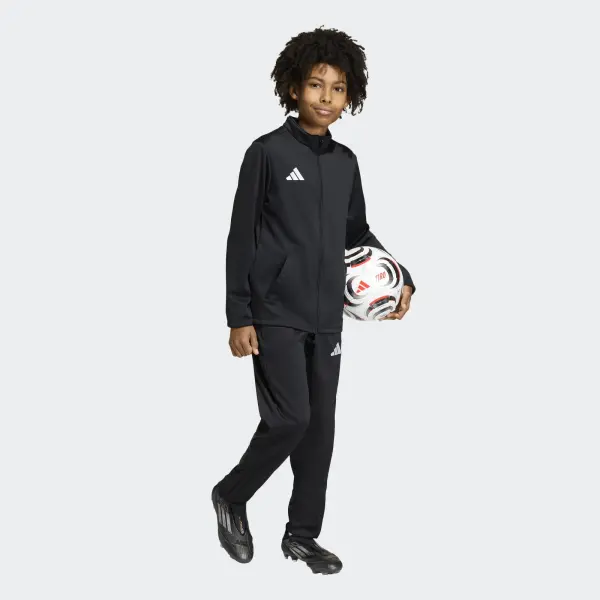 Олімпійка (майстерка) дитяча Adidas ENTRADA 26 TRACK JACKET чорно-біла JZ6608