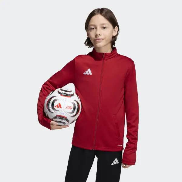 Олімпійка (майстерка) дитяча Adidas ENTRADA 26 TRACK JACKET червоно-біла JZ6612