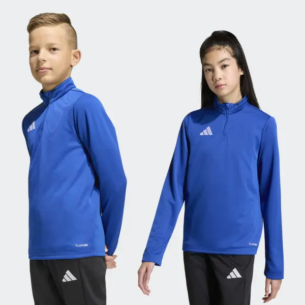 Реглан тренировочный детский Adidas ENTRADA 26 TRAINING TOP сине-белый JZ6631