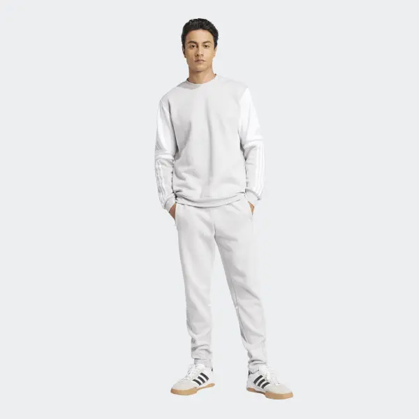 Світшот Adidas SQUADRA 25 SWEAT CREW світло-сіро-білий JD2960