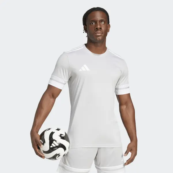 Футболка Adidas SQUADRA 25 JERSEY світло-сіро-біла JG5837