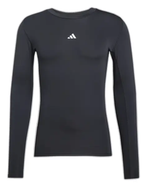 Компресійна футболка з довгим рукавом Adidas TECHFIT чорна JP2944