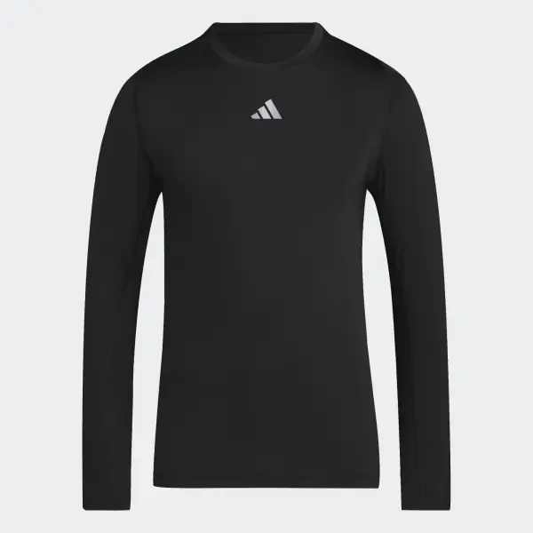 Компресійна футболка з довгим рукавом Adidas TECHFIT чорна JP2944