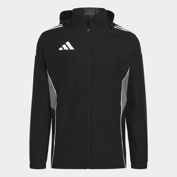 Ветровка Adidas TIRO 25 COMPETITION ALL WEATHER черно-серая IW0427