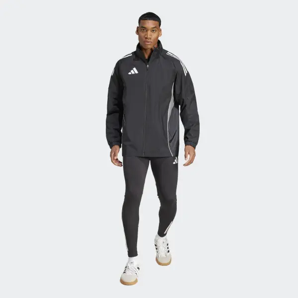 Ветровка Adidas TIRO 25 COMPETITION ALL WEATHER черно-серая IW0427