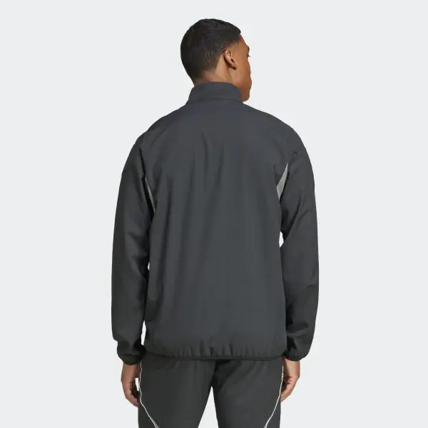 Олимпийка (мастерка) Adidas TIRO 25 COMPETITION PRESENTATION JACKET черно-серая IW0418