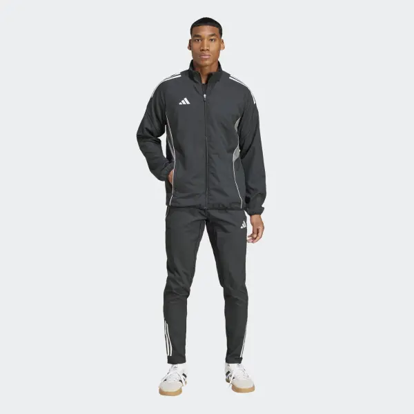 Олимпийка (мастерка) Adidas TIRO 25 COMPETITION PRESENTATION JACKET черно-серая IW0418