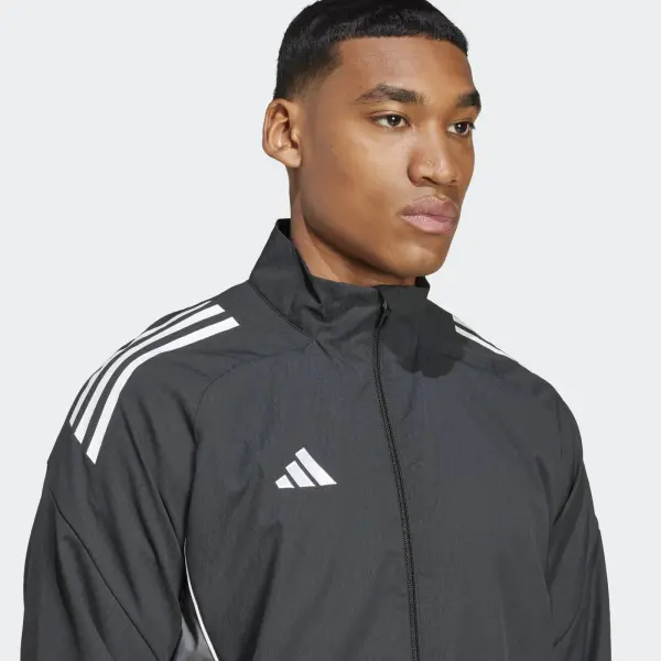 Олимпийка (мастерка) Adidas TIRO 25 COMPETITION PRESENTATION JACKET черно-серая IW0418