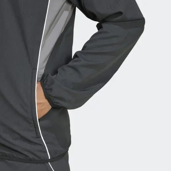 Олимпийка (мастерка) Adidas TIRO 25 COMPETITION PRESENTATION JACKET черно-серая IW0418