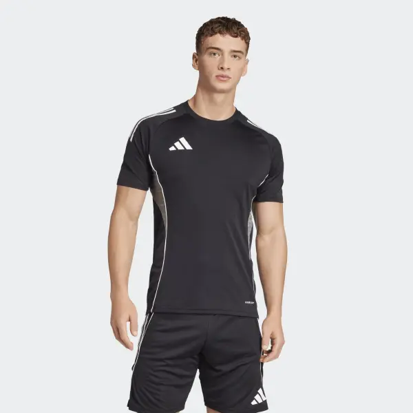 Футболка Adidas TIRO 25 COMPETITION TRAINING JERSEY чорно-сіра JJ1518