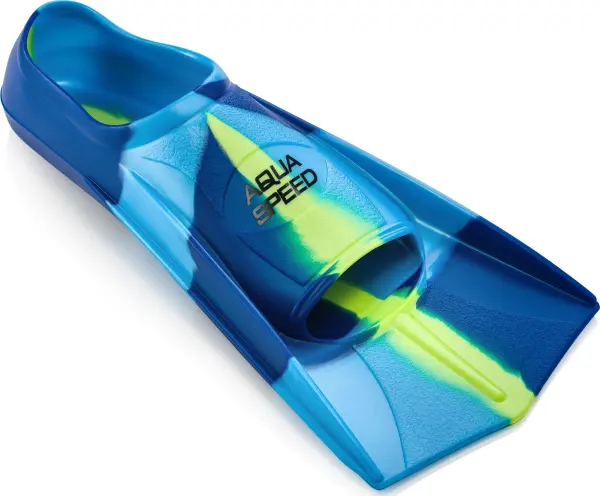 Ласти Aqua Speed TRAINING FINS блакитно-темно-синьо-лаймові 137-82
