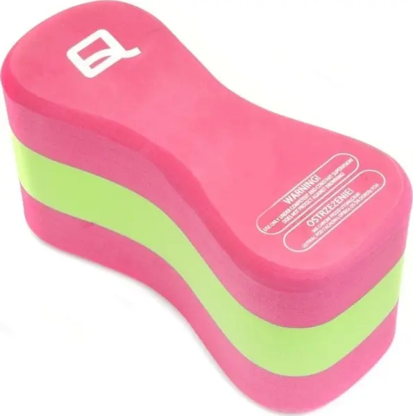 Колобашка для плавання дитяча Aqua Speed JUNIOR 3 LAYERS PULLBUOY рожево-салатова 149-03