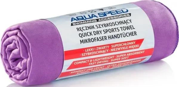 Рушник Aqua Speed DRY FLAT бузковий 50x100 см 155-09